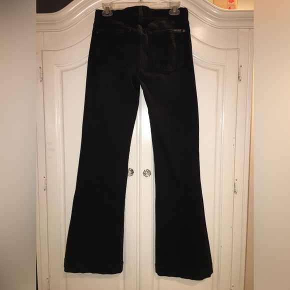 7 for all mankind Dojo black tailorless Jeans - Picture 5 of 16